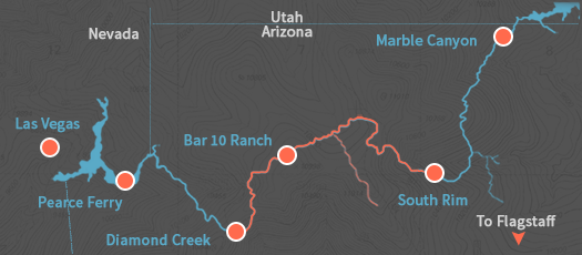 7 Day Motor Hiker's Special Lower Canyon 