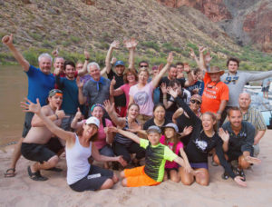 Group photo of people smiling