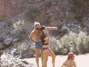 ARR owner Bruce scouting a rapid in the 1970s.