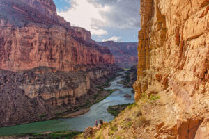 A scenic view from Nankoweap Granaries.