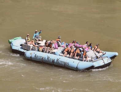 Arizona River Runners motor boat