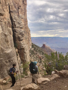 Hiking on the Bright Angel Trail