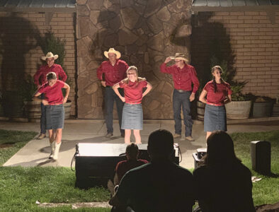 The Bar 10 staff during the evening performance. Evening show