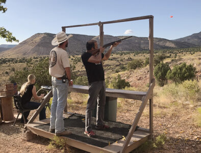 Enjoy skeet shooting with the Bar 10 staff. Skeet Shooting