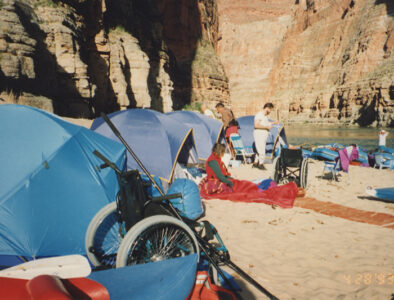 Disability Grand Canyon river trip with wheelchair