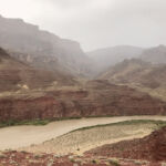 Overview of a monsoon storm in Grand Canyon