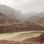 Overview of a monsoon storm in Grand Canyon