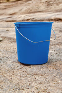 A pee bucket in Grand Canyon.