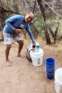 A hand wash in Grand Canyon.